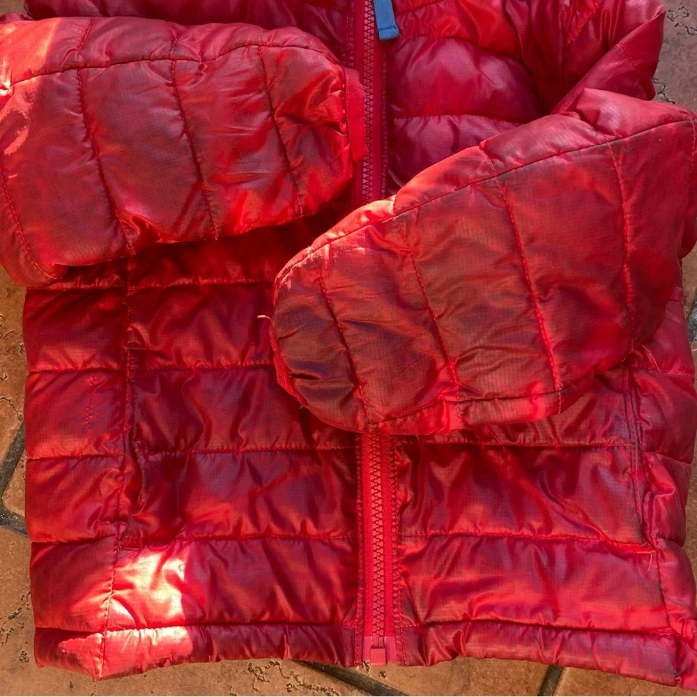 Primary Red Puffer 3T